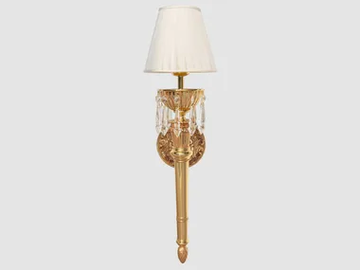 ODETTE 385/A1-P-SH - LED wall lamp with fixed arm with crystals by Possoni Illuminazione - view 2